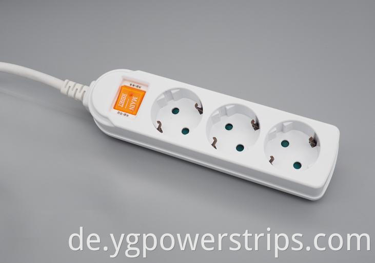 German Standard Multi Outlet Power Strip Ys 3h 4